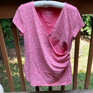 Merona wrap front T-shirt